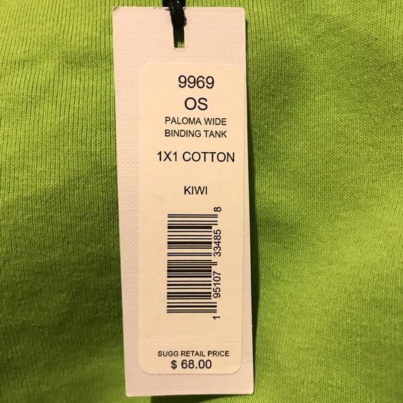 Lime green Michael Stars tank top - Picture 3 of 3